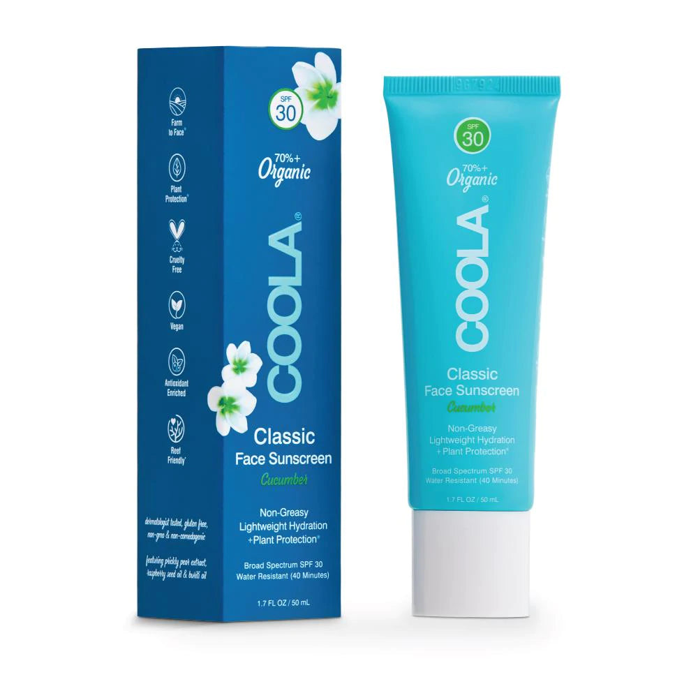 Crème solaire pour le visage FPS 30 - Concombre