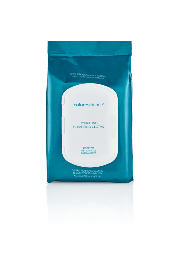 Lingettes nettoyantes hydratantes pour le visage